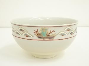 京焼　俊岳造　宝船茶碗